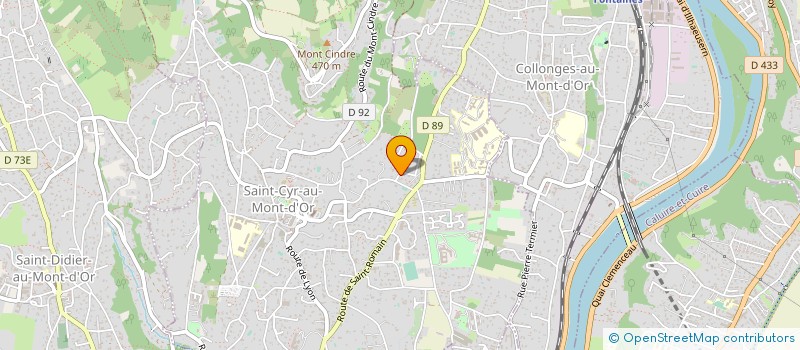 localisation de l'entreprise SCI ARAXE  SAINT-CYR-AU-MONT-D'OR