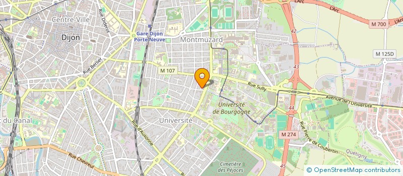 localisation de l'entreprise SCI ARAZ à DIJON