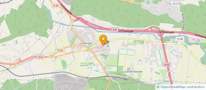 localisation de l'entreprise SCI ARB L'HERMIONE  FUVEAU