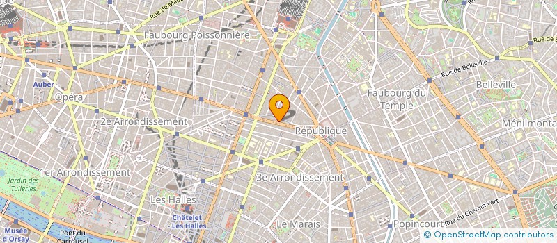 localisation de l'entreprise SCI ARBA à PARIS