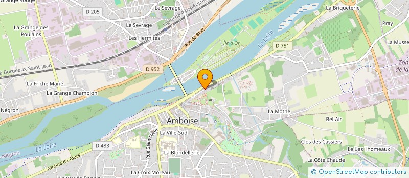 localisation de l'entreprise SCI ARBALETE  AMBOISE