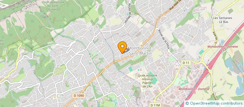 localisation de l'entreprise SCI ARBALOU  MONTBONNOT-SAINT-MARTIN