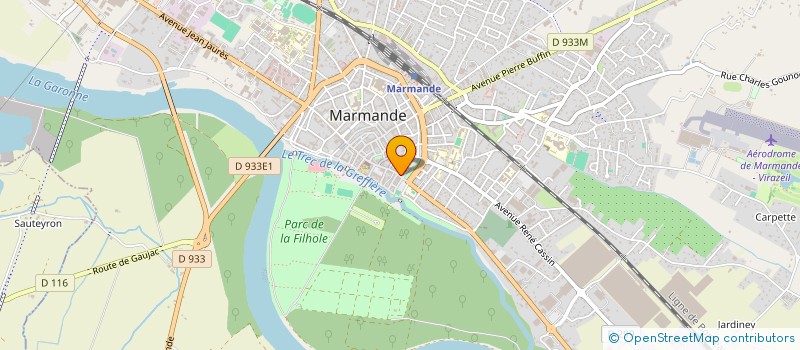 localisation de l'entreprise SCI ARBEAU  MARMANDE