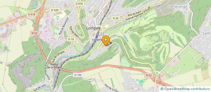 localisation de l'entreprise SCI ARBEILLE - BASSO à LONGWY