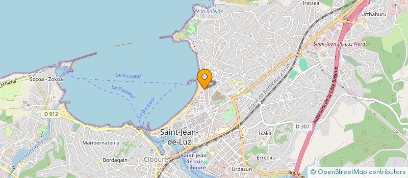 localisation de l'entreprise SCI ARBELAITZ à SAINT-JEAN-DE-LUZ