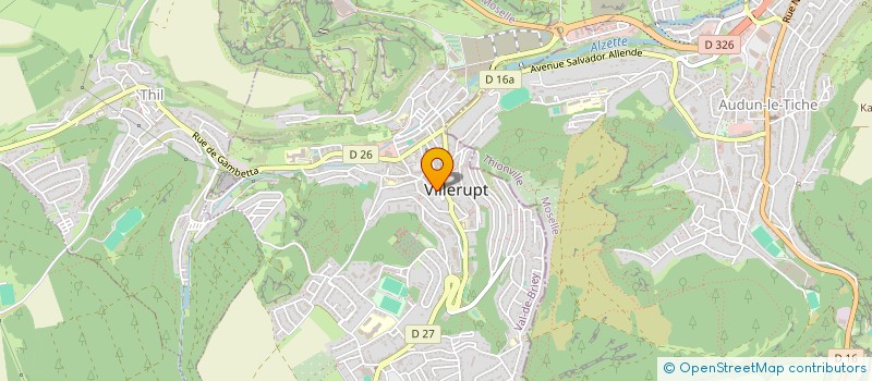 localisation de l'entreprise SCI ARBER  VILLERUPT