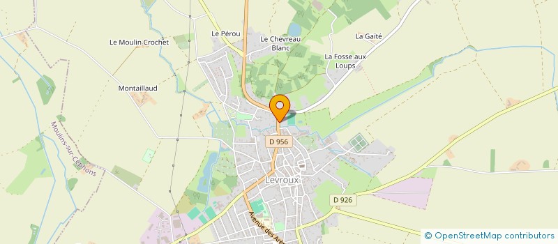 localisation de l'entreprise SCI ARBETTI à LEVROUX