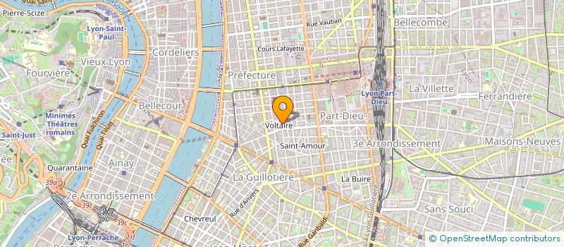 localisation de l'entreprise SCI ARBITRAIRE  LYON