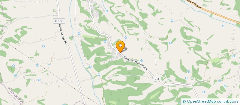 localisation de l'entreprise SCI ARBIZON 68  ORDAN-LARROQUE