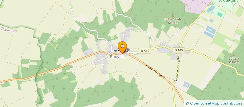 localisation de l'entreprise SCI ARBO  BOUVILLE