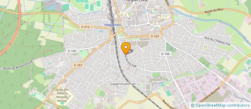 localisation de l'entreprise SCI ARBOGAST  HAGUENAU