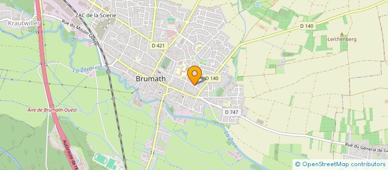 localisation de l'entreprise SCI ARBOGAST  WINGERSHEIM LES QUATRE BANS