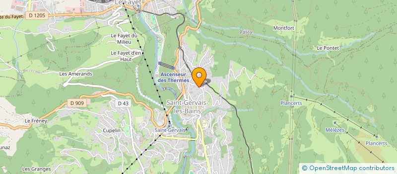 localisation de l'entreprise SCI ARBOIS  SAINT-GERVAIS-LES-BAINS