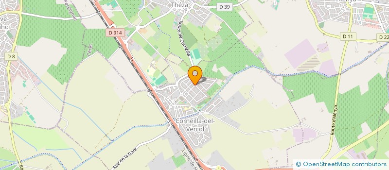 localisation de l'entreprise SCI ARBOIT  ELNE