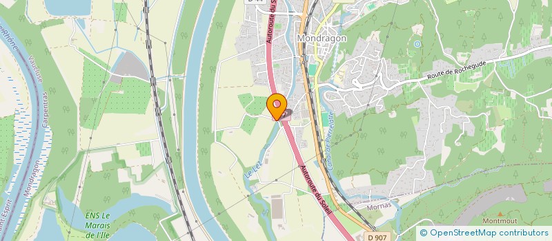 localisation de l'entreprise SCI ARBOREA  MONDRAGON