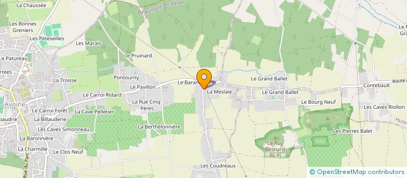 localisation de l'entreprise SCI ARBORINE  BEAUMONT-EN-VERON