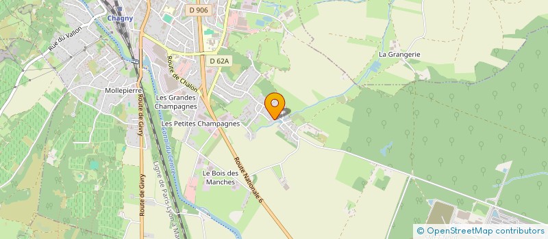 localisation de l'entreprise SCI ARBOSA  CHAGNY