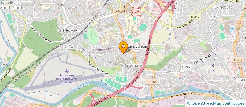 localisation de l'entreprise SCI ARBOUANNAISE à ARBOUANS
