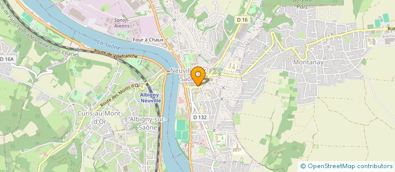 localisation de l'entreprise SCI ARBRIJOLA  NEUVILLE-SUR-SAONE