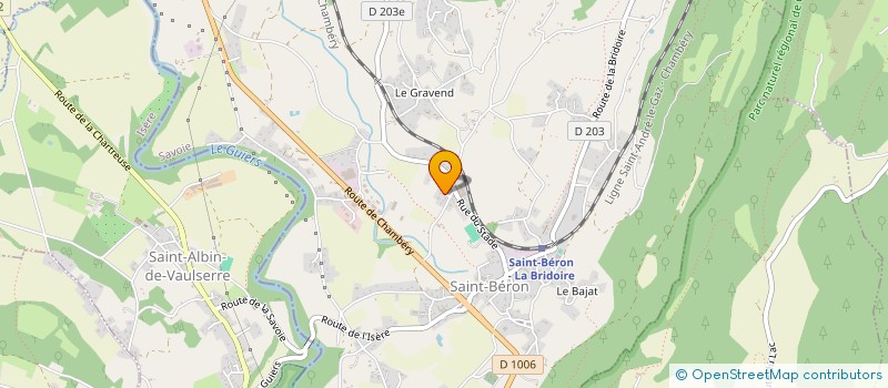 localisation de l'entreprise SCI ARBRUN  SAINT-BERON