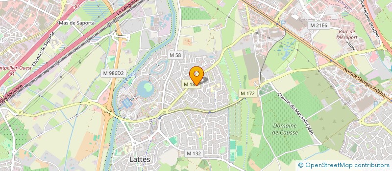 localisation de l'entreprise SCI ARBUL  LATTES