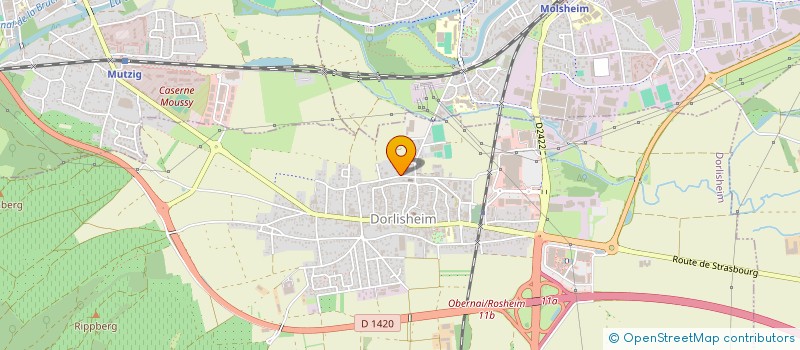 localisation de l'entreprise SCI ARC  DORLISHEIM