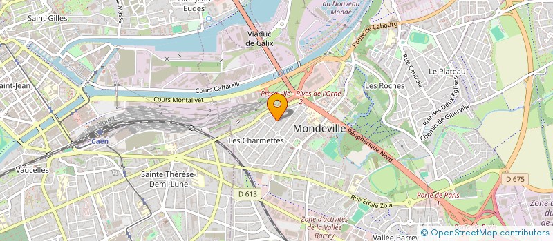localisation de l'entreprise SCI ARC 6 à MONDEVILLE