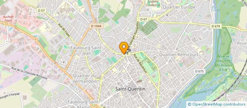 localisation de l'entreprise SCI ARC à SAINT QUENTIN