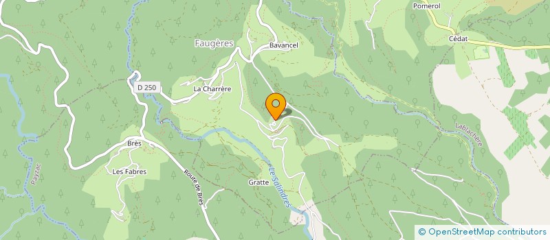 localisation de l'entreprise SCI ARC  FAUGERES