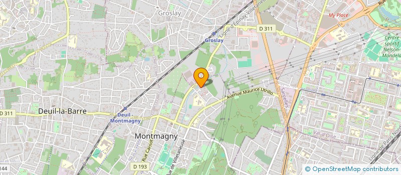 localisation de l'entreprise SCI ARC  MONTMAGNY