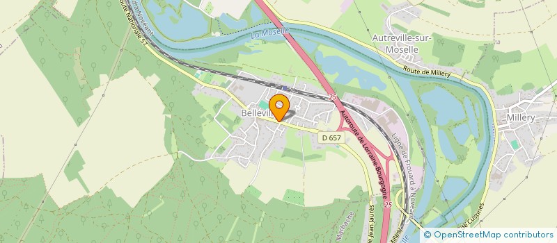 localisation de l'entreprise SCI ARC à BELLEVILLE