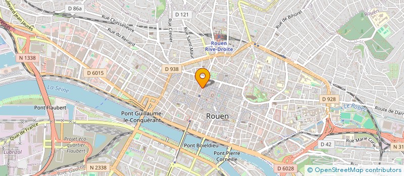 localisation de l'entreprise SCI ARC à ROUEN