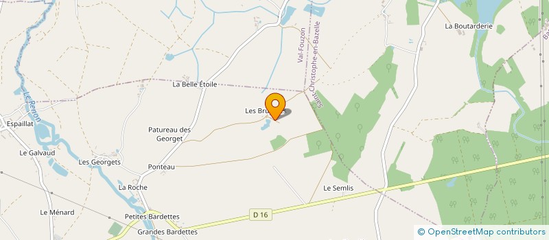 localisation de l'entreprise SCI ARC à POULAINES