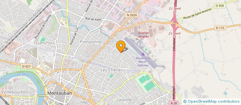 localisation de l'entreprise SCI ARC'ANGE  MONTAUBAN