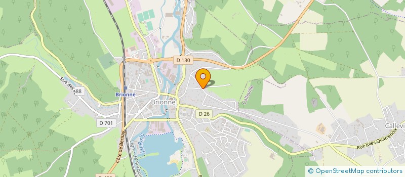 localisation de l'entreprise SCI ARC BRIONNE (AMIS DE ROLAND CAU)  BRIONNE