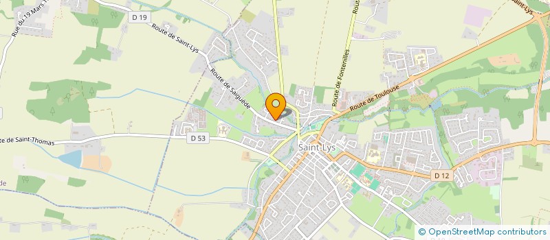 localisation de l'entreprise SCI ARC CENTER  SAINT-LYS