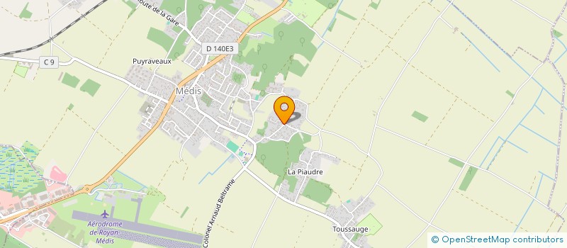 localisation de l'entreprise SCI ARC DE TRIOMPHE  MEDIS