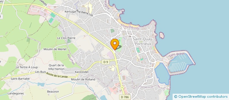 localisation de l'entreprise SCI ARC DES CIEUX  SAINT-QUAY-PORTRIEUX