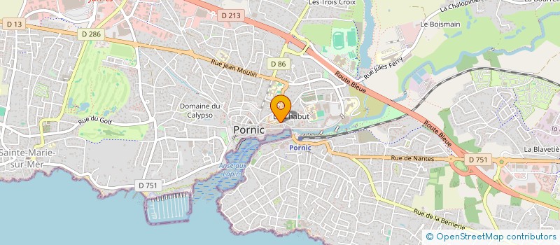 localisation de l'entreprise SCI ARC EN CIEL  PORNIC