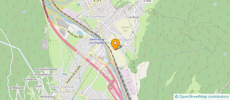 localisation de l'entreprise SCI ARC EN CIEL  SAINT-AVRE