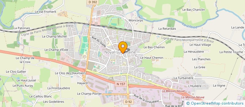 localisation de l'entreprise SCI ARC EN CIEL à NOYAL-SUR-VILAINE