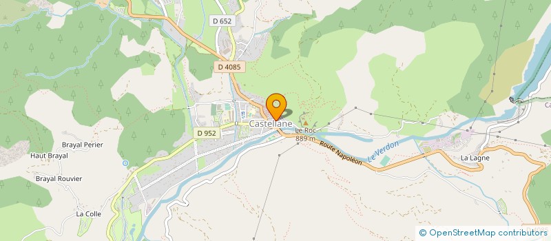 localisation de l'entreprise SCI ARC EN CIEL à LA PALUD-SUR-VERDON