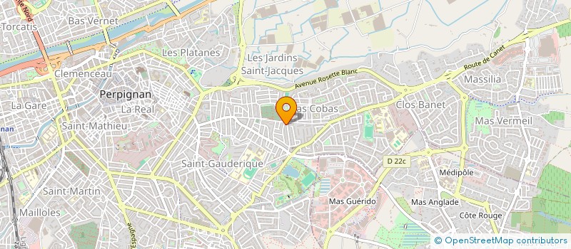 localisation de l'entreprise SCI ARC EN CIEL  PERPIGNAN