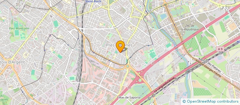 localisation de l'entreprise SCI ARC EN CIEL à MONTPELLIER