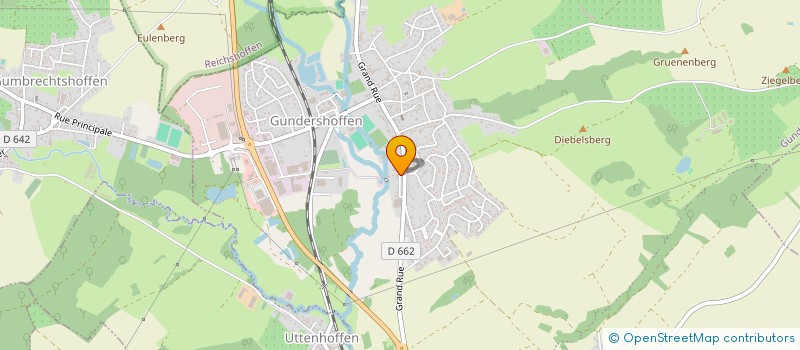 localisation de l'entreprise SCI ARC EN CIEL  GUNDERSHOFFEN