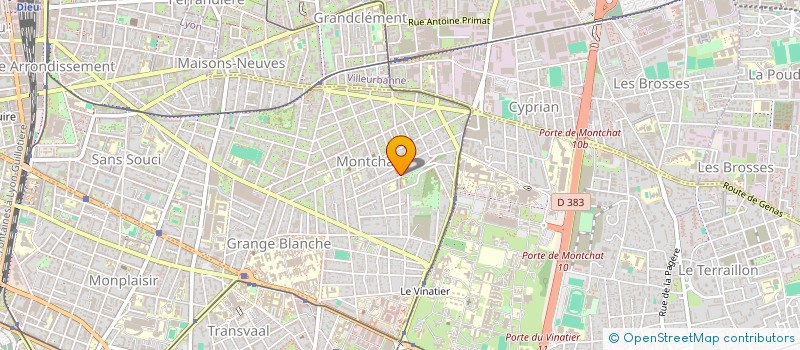 localisation de l'entreprise SCI ARC EN CIEL  LYON