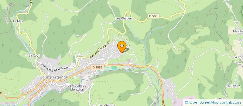 localisation de l'entreprise SCI ARC EN CIEL  BOURG-ARGENTAL