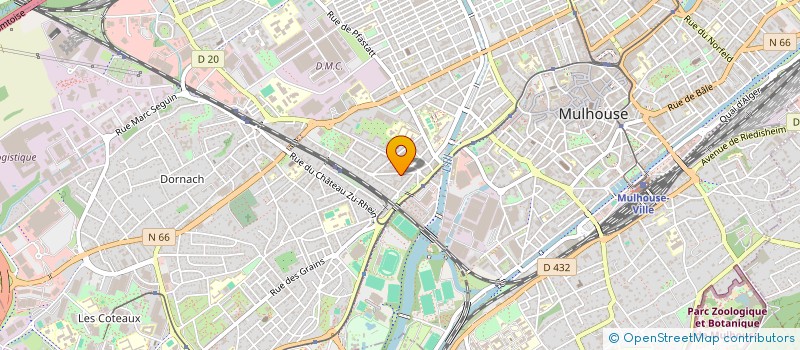 localisation de l'entreprise SCI ARC EN CIEL  MULHOUSE