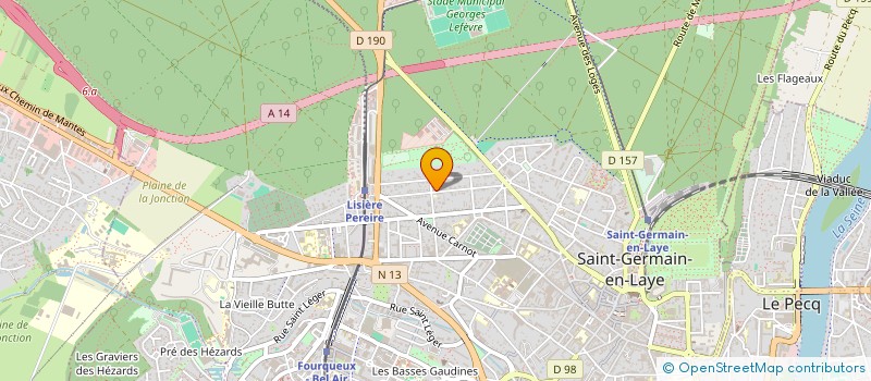 localisation de l'entreprise SCI ARC EN CIEL  SAINT-GERMAIN-EN-LAYE