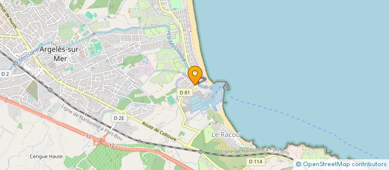 localisation de l'entreprise SCI ARC EN CIEL  ARGELES-SUR-MER
